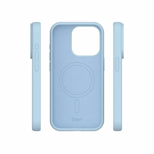Etteri Silikona mag futrālis iPhone 14 6,1" gaiši zils