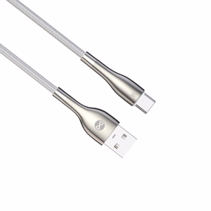 Forever Sleek kabelis USB - USB-C 1,0 m 3A balts