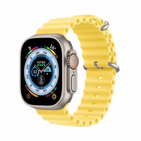 Siksniņa Dux Ducis OceanWave Series Apple Watch 38/40/41mm dzeltena