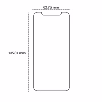 Rūdītais stikls 2,5D iPhone X / XS / 11 Pro