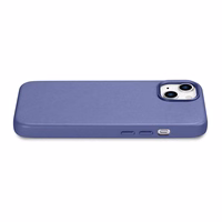 iCarer ādas apvalks iPhone 14 Gaiši violets (WMI14220705-LP) (MagSafe saderīgs)