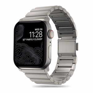 Tech-Protect SteelBand для Apple Watch 4 / 5 / 6 / 7 / 8 / 9 / SE / Ultra 1 / 2 (42/44/45/49 mm) - титановый