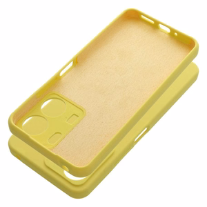 Silikona 2mm viedtālruņa apvalks XIAOMI REDMI 13C, citronkrāsas