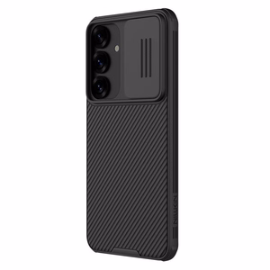 Nillkin CamShield Pro viedtālruņa apvalks Samsung S25+ ar kameras pārsegu - Melns