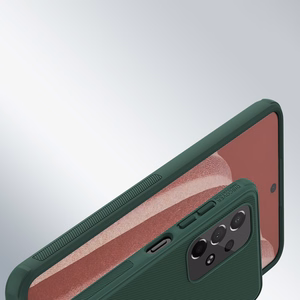 Nillkin Super Frosted Shield Pro izturīgs viedtālruņa apvalks Samsung Galaxy A73 zaļš
