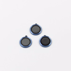 Komplekts of lens glasses for iPhone 17 Pro Max tumši zils