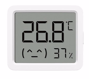 Xiaomi Smart Temperature and Humidity Monitor 3 Mini QBH4312GL – kompakts temperatūras un mitruma monitors, balts