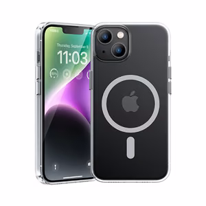 Benks Magnetic Crystal Case for iPhone 15 Plus transparent