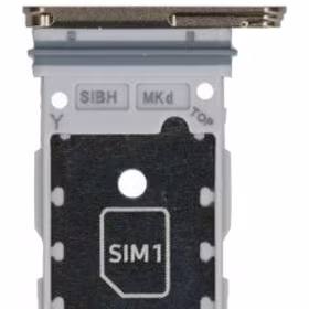 SIM card holder Samsung S928 S24 Ultra Dual Dzeltens original (service pack)