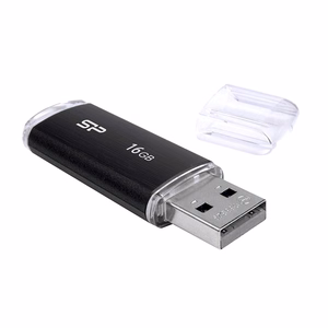 Silicon Power Ultima U02 USB zibatmiņa 16 GB USB Type-A 2.0 melna