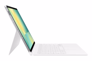 DX625UW Book Cover Keyboard -AI Key Samsung Galaxy Tab S10 FE+, balts