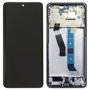 LCD ekrāns „Xiaomi Redmi Note 15 5G“ ar skārienjūtīgu ekrānu un rāmi, melns, oriģināls (servisa komplekts)