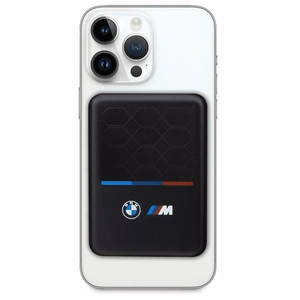 Индуктивный внешний аккумулятор BMW M Collection MagSafe 15W 3000mAh - чёрный