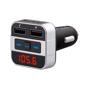 Automašīnas FM transmiters ar Bluetooth funkciju (2× USB)