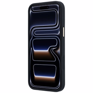 Guess Peony 4G Small Logo MagSafe maciņš iPhone 17 Pro Max / 18 Pro Max, melns