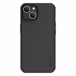 Nillkin Super Frosted Shield Pro viedtālruņa apvalks iPhone 14 Plus aizmugurējais apvalks melns