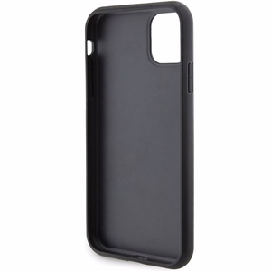 Karl Lagerfeld Gripstand Saffiano Karl&Choupette Pins чехол для iPhone 11 / Xr - чёрный