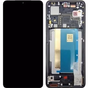 LCD ekrāns Xiaomi Poco F6 Pro ar skārienjutīgo ekrānu ar rāmi melns oriģināls (service pack)