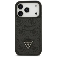 Guess 4G Nauble Card Triangle apvalks iPhone 17 Pro - melns
