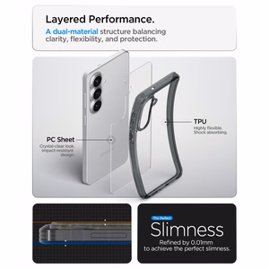 Spigen Ultra Hybrid maciņš priekš Samsung Galaxy S26 daļēji caurspīdīgs