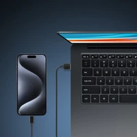 Cuktech CKATC310NCBK USB-A - USB-C 1m kabelis - melns