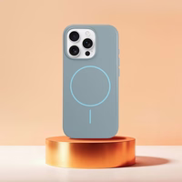 Premium glancēts magnētiskais apvalks ar kameras vadības pogu, saderīgs ar MagSafe, IPHONE 16 PLUS piparmētru