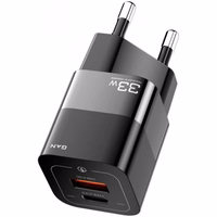 Lādētājs Essager "GaN Square" Melns 33W (PD / QC3.0)