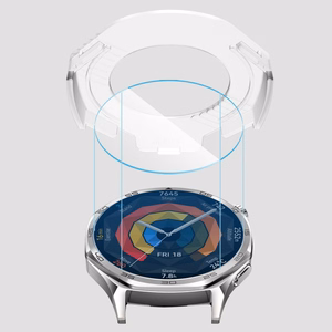 Tech-Protect Easy Set+ 2 komplekts rūdītais stikls Huawei Watch GT 5 46 mm - caurspīdīgs
