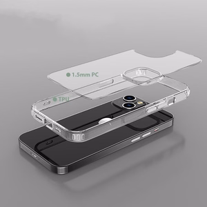 Tech-Protect FlexAir Hybrid viedtālruņa apvalks iPhone 13 - caurspīdīgs