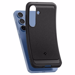 Spigen Rugged Armor Mag MagSafe Viedtālruņa apvalks Samsung Galaxy S25 - matēta melna