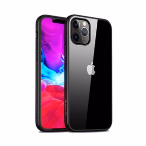 Crong Clear Cover vāciņš ierīcei iPhone 12 Pro Max, melns