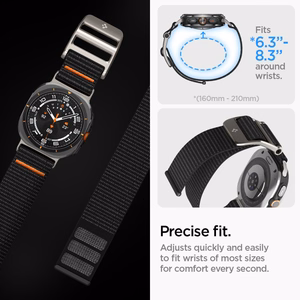 Siksniņa SPIGEN DURAPRO FLEX SAMSUNG GALAXY WATCH ULTRA (47 MM) melns