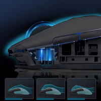 Machenike L8 Pro Bezvadu spēļu pele ar Uzlādes stacija - melns