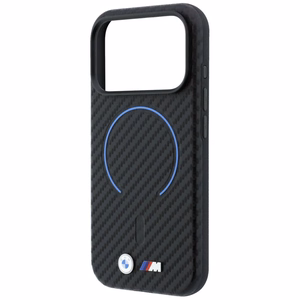 BMW M Carbon Printed Ring MagSafe maciņš iPhone 17 Pro Max / 18 Pro Max, melns