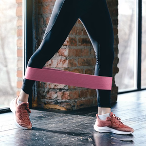 Wozinsky 3x auduma pretestības mini gumiju komplekts jogai, fitnesam un CrossFit vingrinājumiem (WFB-01)