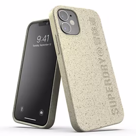SuperDry Snap iPhone 12 mini Compostable Case smilšu 42623