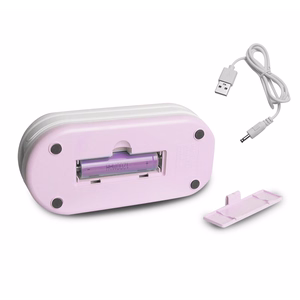 Saliekama LED galda lampa 10W, 3000/4500/6000K, 1200mAh, rozā, LTC