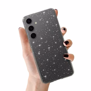 Чехол Crystal Glitter для Samsung Galaxy A15 4G/5G серебряный