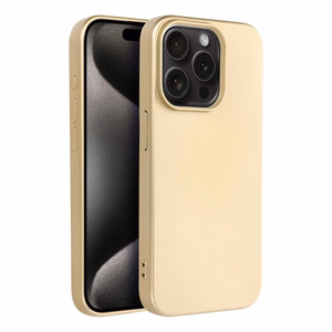 METALLIC viedtālruņa apvalks IPHONE 15 Pro Pro zelta
