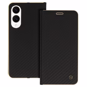 Wonder Frame oglekļa viedtālruņa apvalks Samsung Galaxy S25 Edge melns