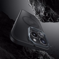 Benks Magnētiskais Mist viedtālruņa apvalks Metal Frame Iphone 16 Plus melns