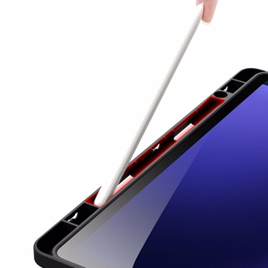 Dux Ducis Magi planšetdatora vāciņš ar stylusu turētāju Samsung Galaxy Tab S10 FE/S9/S9 FE - melns