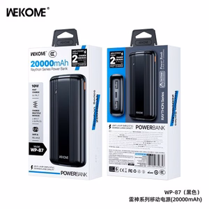Portatīvais lādētājs WK Design „WP-87“ melns 20000mAh
