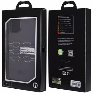 Audi IML MagSafe viedtālruņa apvalks iPhone 15 Plus / 14 Plus - melns