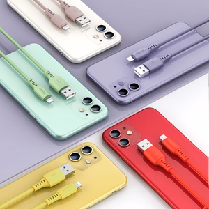 USB Cable Baseus "Colorful" Yellow "Lightning" 120cm
