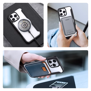 Dux Ducis Skin X Pro iPhone 16 Pro viedtālruņa apvalks ar MagSafe un atveramu vāciņu - melns