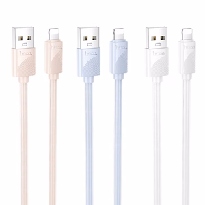 Kabelis USB-A uz Lightning Hoco 2,4A 1 m X114 balts