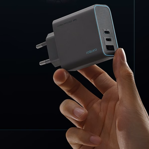 Cuktech CUKAD653EUGR 65W GaN sienas lādētājs 2 x USB-C 1 x USB-A - pelēks