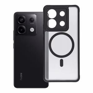 FULL MATTE MAG COVER viedtālruņa apvalks, saderīgs ar MagSafe, paredzēts XIAOMI REDMI NOTE 13 PRO 5G melns