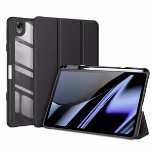 Dux Ducis Toby bruņots viedais apvalks Oppo Pad ar pildspalvas turētāju melna